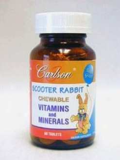 Carlson Lab's Scooter Rabbit Multi Vitamin 60 Tabs