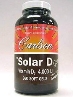 Carlson Lab's Solar D 4000iu 360sgels