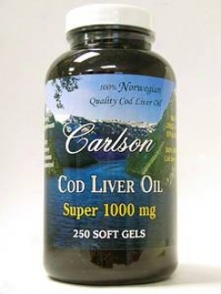 Carlson Lab's Super Cod Liver Oil 1000 Mg 250 Gels