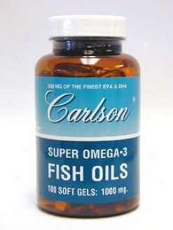Carlson Lab's Super Omega-3 1000 Mg 100 Caps