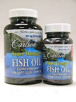 Carlson Lab's Super Omega?3 Fish Oil 100Omg 130sgels