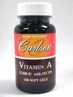 Carlson Lab's Vitamin A With Pectin 25,000 Iu 100 Caps