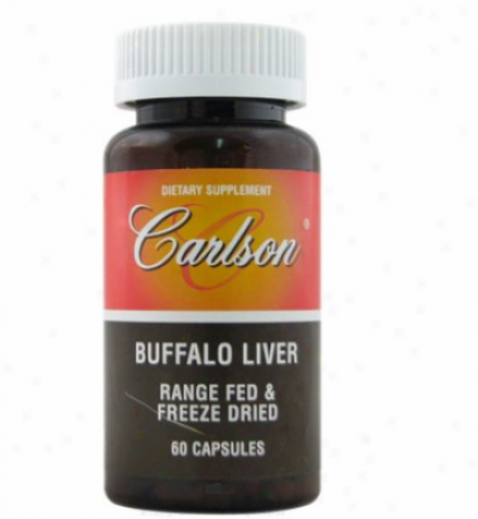 Carlson's Buffalo Liver 500mg (freeze Dried Biffalo Iron Rich Liver) 60caps