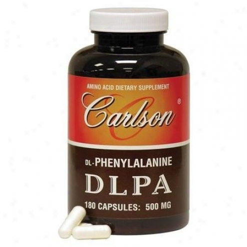 Carlson's Dlpa (dl-phenylalanine) Chelated 180caps