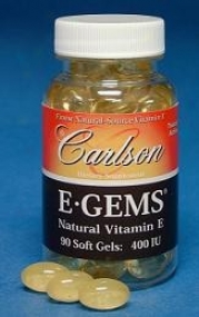 Carlson's E Gems 400 Iu 90sg