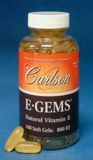 Carlson's E Gems 800 Iu 100sg