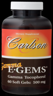 Carlson's Ganma E-gems 500 Mg 60sg