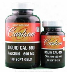 Carlson's Liquid Cal-600 600mg (calcium) 100+30bonus 130sg