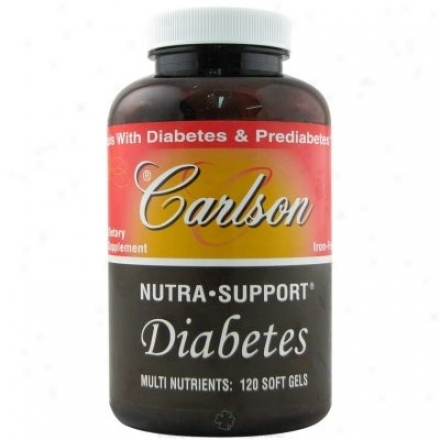 Carlson's Nutra-support Diabetes Iron-free 120sg