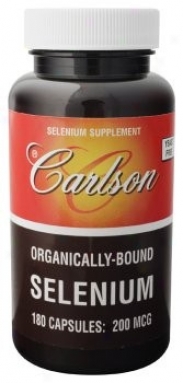 Carlson's Selenium 200mcg (org L-selenomethionine Yeast Free) 180caps