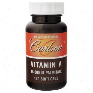 Carlson's Vit A Palmitate 15000 Iu 120sg