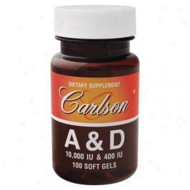 Carlson's Vit A+d 10,000/400 Iu 100sg