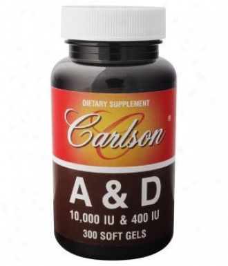 Carlson's Vit A+d 10,000/400 Iu 300sg