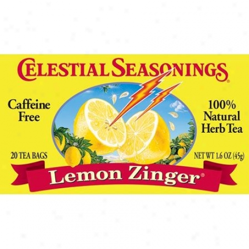 Celestial Seasoning's Lemon Zinger Her Tea Caffeine Free 20bags