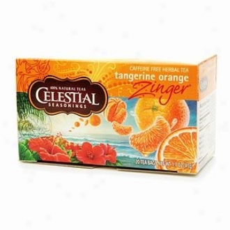 Celestial Seasoning's Tangerine Orange Zinger Herb Tea 20bags