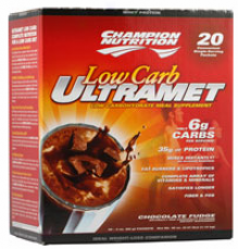 Champion's Ultramet Low Carb Chocolate 2p0kts