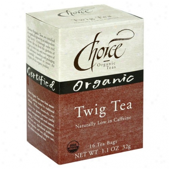 Choice Organic Tea's Twig Tea Low Caffeine 16bagq