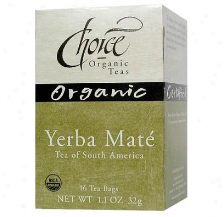 Choice Organic Tea's Yerba Mate Tea South America 16bags