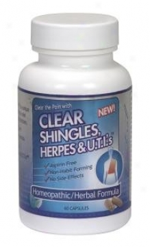 Clear Product's Clear Shingles, Herpes & Uti's  60caps