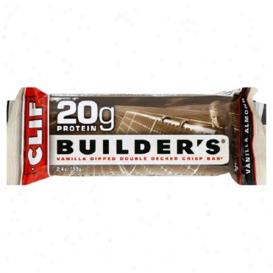 Clif Bar's Builder's Bars Vanilla Almond 12bars/box