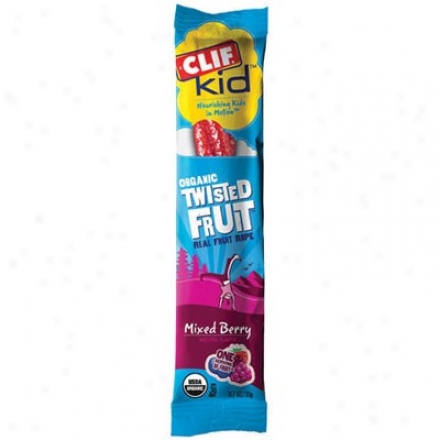 Clif Bar's Organic Kid Twisted Product Mix Berry 7oz/6pcs