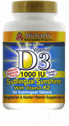 D3 1000 Iu W/ K2 90mcg 60tabs Sublingual