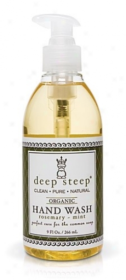 Deep Steep's Rosemary Mint Organic Handwash 9oz