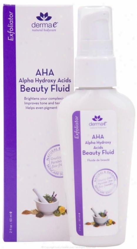 Derma-e's Aha Alpha Hydroxy Acids Elegance Fluid 2oz