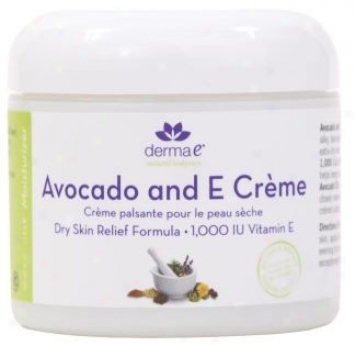 Derma-e's Avocado & E Skin Cream 4oz