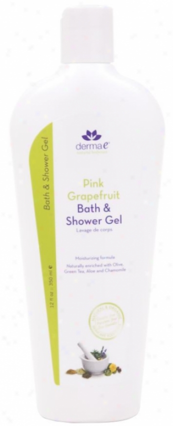 Derma-e's Bath & Shower Gel Pink Grapefruit 12oz