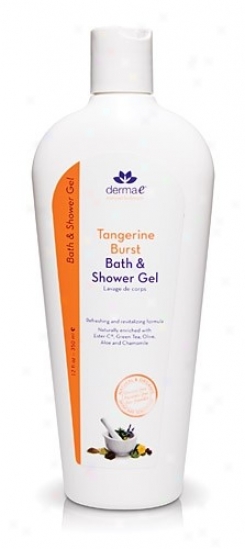Detma-e's Bath & Shower Geo Tangerine 12oz