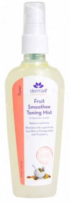 Derma-e's Toning Mist Fruit Smoothde 4oz