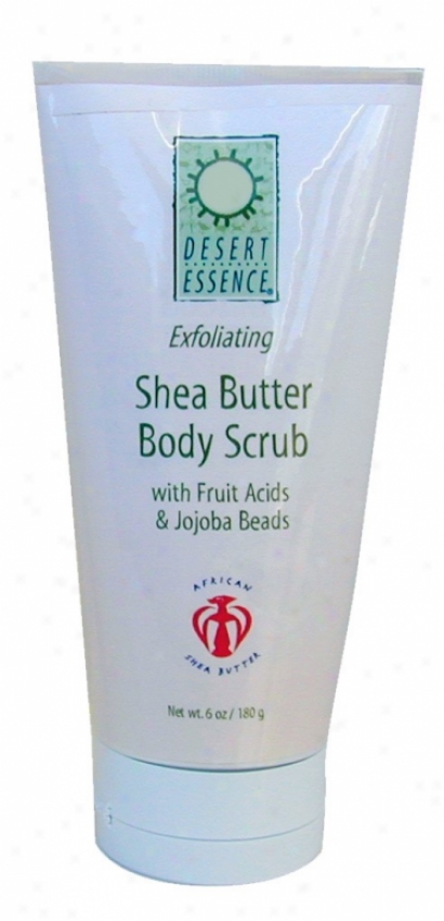 Desert Essence's Body Scrub Shea Butter 6oz