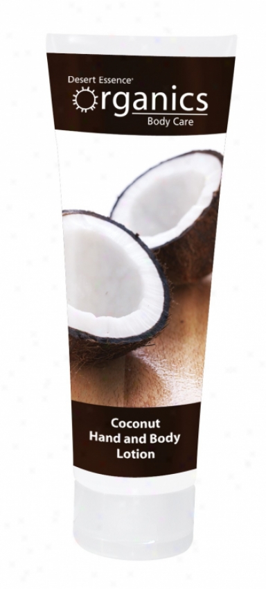 Desert Essence's Hand & Body LotionC oconut 8oz 40%off