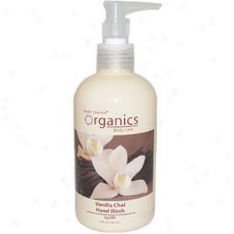 Desert Essence's Hand Wash Organic Vanilla Chai 8 Fl Oz