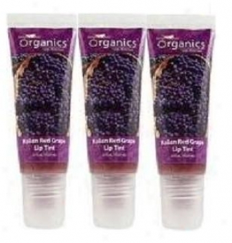Deserving Essence's Lip Tint Organics Italian Red Grape 3pk