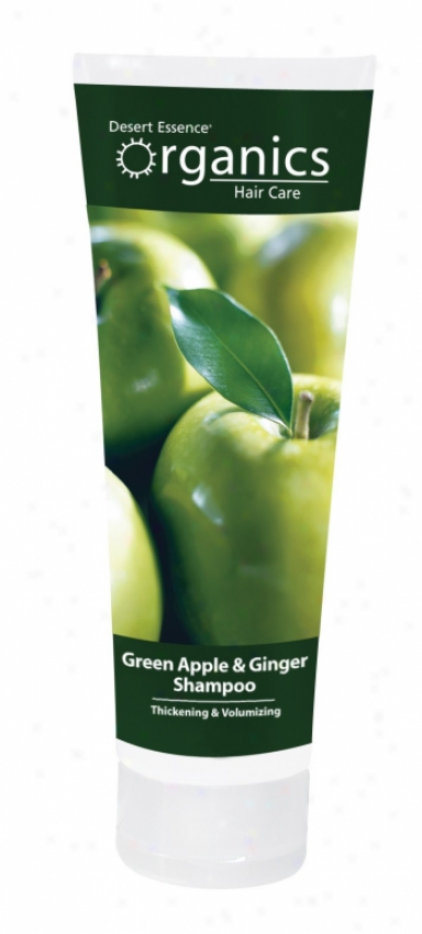 Desert Essence's Shampoo Thicken Green Apple & Ginger 8oz
