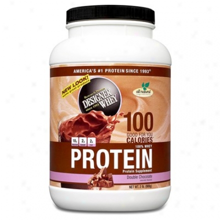 Designer Protein's Whey Protein Double Chocolate Powder 2lb