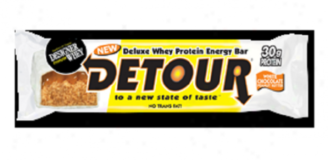 Detour's Original White Chocolate Peanut Butter Protein Bars 85gm 12/box