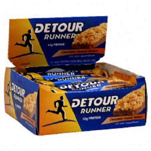 Detour's Runner Bar Chocolate Peanut Butter 50gm 12/box