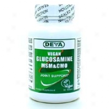 Deva's Vegan Glucosamine Msm Cmo 90tabs