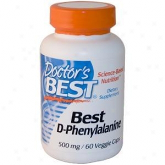 Doctor's Best's D-phenylalanine 500mg 60vcaps