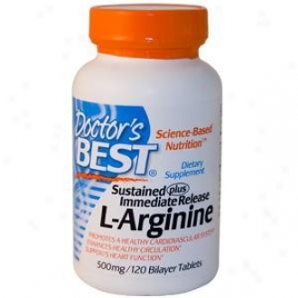 Doctor's Best's L-arginine 500mg 120tabs