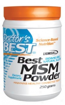 Doctor's Best's Msm Powder (1/4tsp=1000mg) 250gm