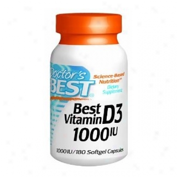 Doctor's Best's Vitamin D3 1000iu 180sg