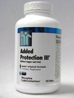 Douglas Lab's Addwd Protection Iii No Copper/iron 180 Tabs