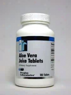 Douglas Lab's Aloe Vera Fluid part Tab 750 Mg 180 Tabs