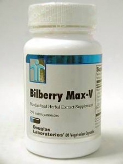 Douglas Lab's Bilberry Max-v 80 Mg 60 Vcaps