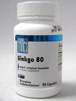 Douglas Lab's Ginkgo 80 80 Mg 90 Caps