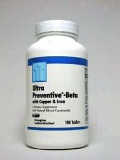 Douglas Lab's Ultraist Preventive-beta W/ Cu & Fe 180 Tabs